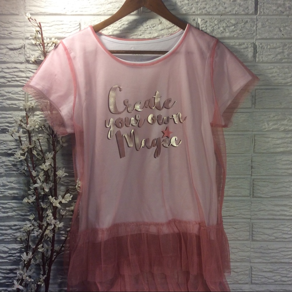 ARIZONA Graphic Tee with Tulle
